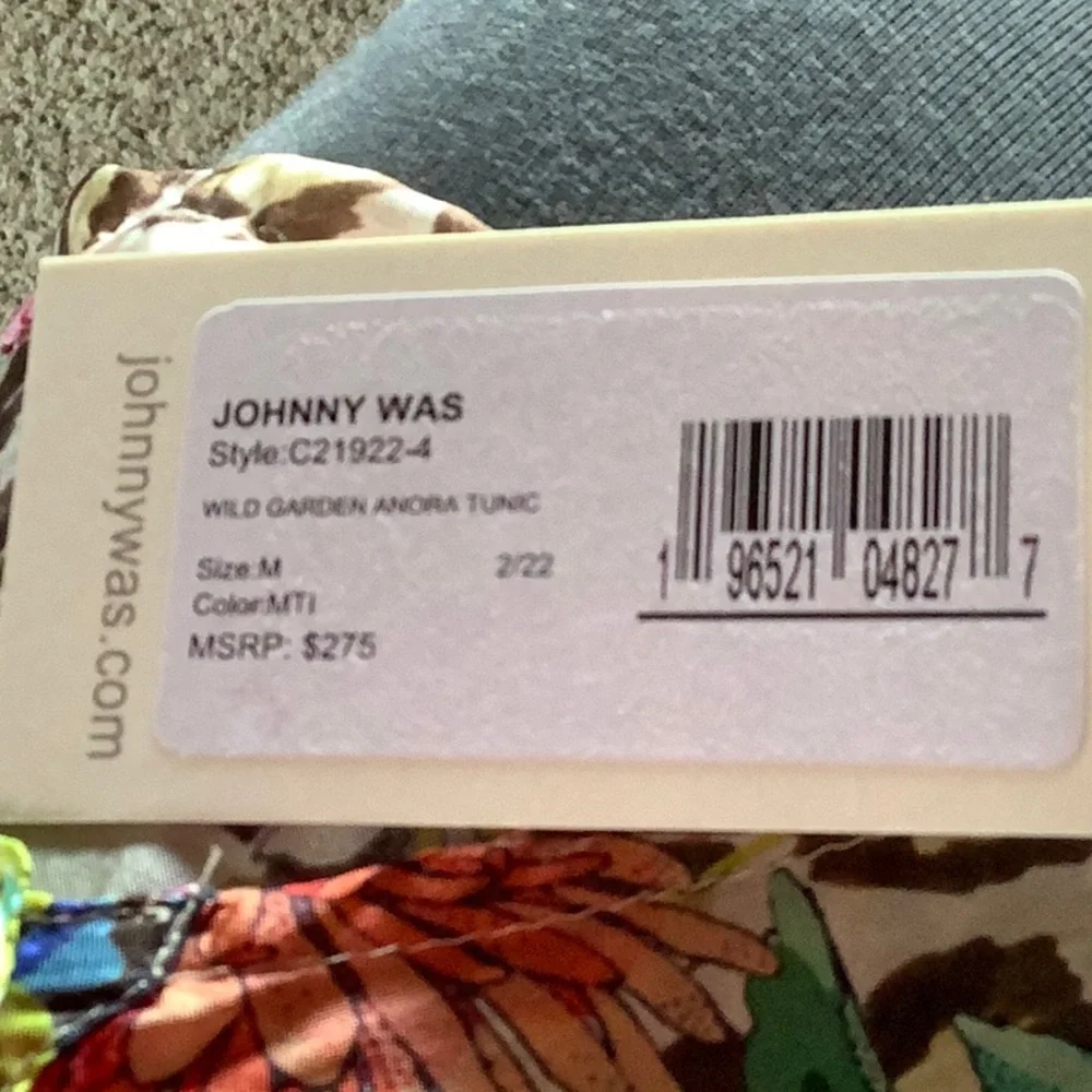 NWT Johnny Was Wild Garden Aurora Top - Picture 7 of 8